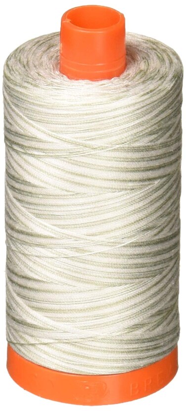 AURIFIL USA 1422ydSilver Aurifil Mako Cotton Thread Solid 50wt 1422yds Silver Moon