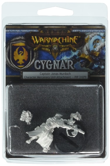 Privateer Press  Cygnar  Captain Jonas Murdoch Model Kit