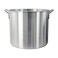 CHARD ASP60 Aluminum Stock Pot and Strainer Basket Set Silver 60 quartLarge