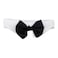 DOGGIE DESIGN Dog Bow Tie Tuxedo Collar Black Small Neck 1113