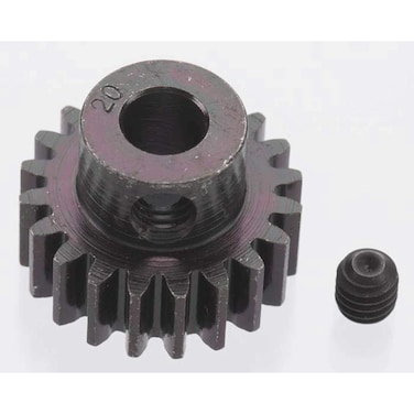 Robinson Racing 8620 Extra Hard 20 Tooth Blackened Steel 32P Pinion 5Mm