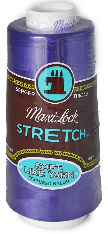 Maxi Lock AE Stretch Textured Nylon Purple Serger Thread MWN43399
