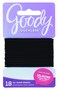 Goody Womens Classics Thin Elastics Black XLarge 18 Count