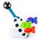 Sassy Developmental Bath Toy Catch and Count Net