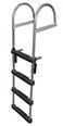 JIF Marine EPZ4 Transom Pontoon Ladder 4Step