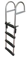 JIF Marine EPZ4 Transom Pontoon Ladder 4Step