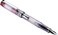 PILOT Prera Fountain Pen Clear Barrel with RedSilver Accents Medium Nib 60823
