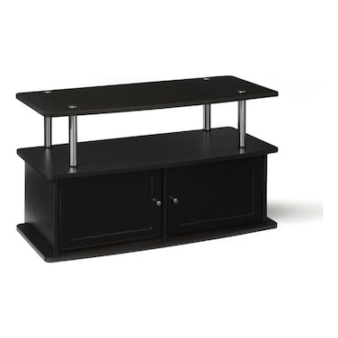Convenience Concepts Designs2Go 40 inch TV Stand with 2 Storage Cabinets and Shelf Espresso
