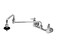 TS Brass B0597 Wall Mount 8Inch Centers 18Inch Double Joint Nozzle Insulated OnOff Control Pot Filler