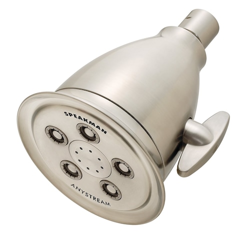 Speakman Brushed Nickel S2005HBBNE2 Hotel Anystream MultiFunction 20 GPM Adjustable Shower Head