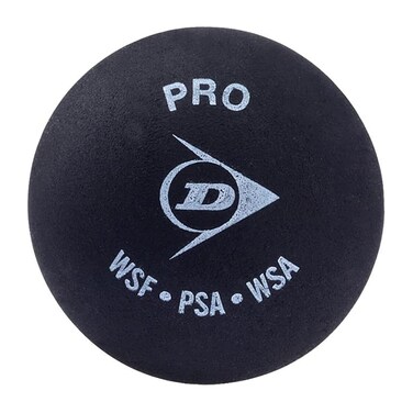 Dunlop D N 1SR Squash Ball Black  Single Ball