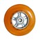 Curb Dog Scooter Wheels Orange 100mm with Sealed Cartridge Bearings