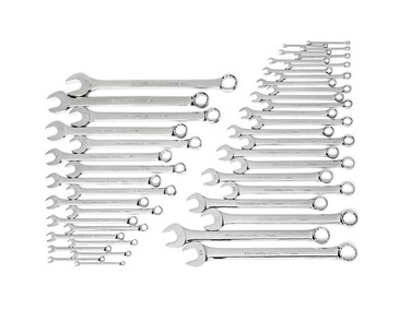 GEARWRENCH 44 Pc Master Combination Wrench Set MetricSAE  81919