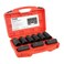OEMTOOLS 27188 Deluxe 6 Pt Axle Nut Socket Set 9Piece