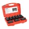 OEMTOOLS 27188 Deluxe 6 Pt Axle Nut Socket Set 9Piece