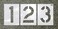 CH Hanson 70353 4 x 275 Curb HWY Font 12pc Number LDPE Reuseable Stencil Kit