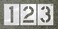 CH Hanson 70353 4 x 275 Curb HWY Font 12pc Number LDPE Reuseable Stencil Kit