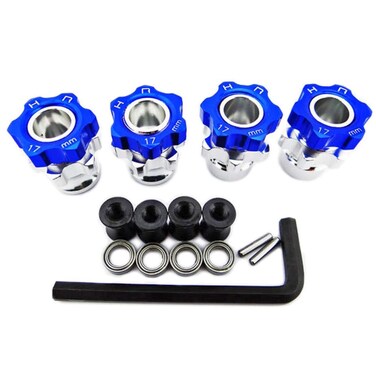 Hot Racing JT107W06 17mm Hex Wheel Adapters with 8mm Extension  TRA Jato