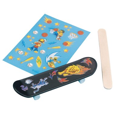 SS Worldwide Mini Finger Skateboard Craft Kit Pack of 12