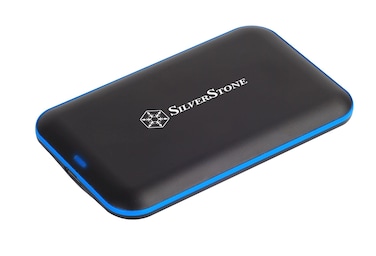 Silverstone 5Gbits USB 30 Super Speed Enclosure for 25Inch SATA SSDHDD TS04B Black