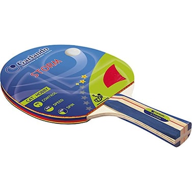 Garlando Storm Table Tennis RacketPaddle 2 Star Rating ITTF Approved