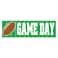 Game Day Football Sign Banner Party Accessory 1 count 1Pkg