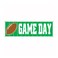 Game Day Football Sign Banner Party Accessory 1 count 1Pkg