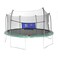 SKYWALKER TRAMPOLINES 16 FT Oval Outdoor Trampoline for Kids with Enclosure Net Basketball Hoop Spring Pad Cover ASTM Approval 800 LBS Weight Capacity