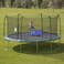 SKYWALKER TRAMPOLINES 16 FT Oval Outdoor Trampoline for Kids with Enclosure Net Basketball Hoop Spring Pad Cover ASTM Approval 800 LBS Weight Capacity