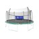 SKYWALKER TRAMPOLINES 16 FT Oval Outdoor Trampoline for Kids with Enclosure Net Basketball Hoop Spring Pad Cover ASTM Approval 800 LBS Weight Capacity