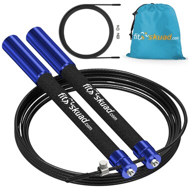 Jump Rope Take Your Workout to the Next Level  Features Ballbearing System and 6 Inch ExtraLong Handles That Foster Extreme Speed Jumping  Comes With a Carrying Bag Rapid Results Manual Ebook