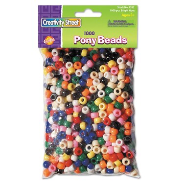 Creativity Street Pony Beads Assorted
