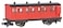 Thomas  Friends  RED BRAKE COACH  HO Scale