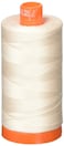 Aurifil Mako Cotton Thread Solid 50wt 1422yds OysterYellow