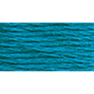 DMC 1173765 Mouline Stranded Cotton Six Strand Embroidery Floss Thread Dark Peacock Blue 87Yard