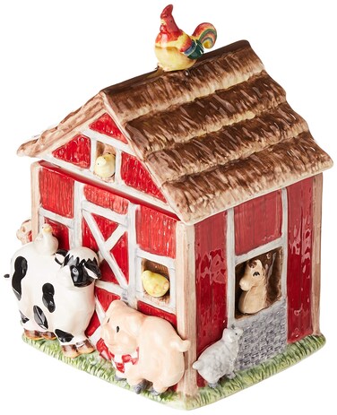 Appletree Design Barn Yard Cookie Jar 1038Inch