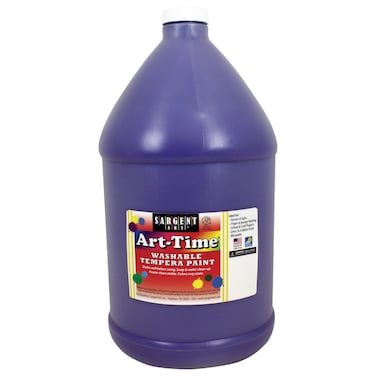 Sargent Art ArtTime Washable Tempera Paint 128 Oz Blue Color Arts  Crafts Supplies for Home or School