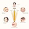 NUOMAN Beauty Bar 24k Golden Electric Face Massager T Shape Facial Massager Tools for Face Arm Eye Nose Head Massager