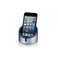 Just Mobile ST158BL AluCup Deluxe Desktop Stand  Retail Packaging  Blue