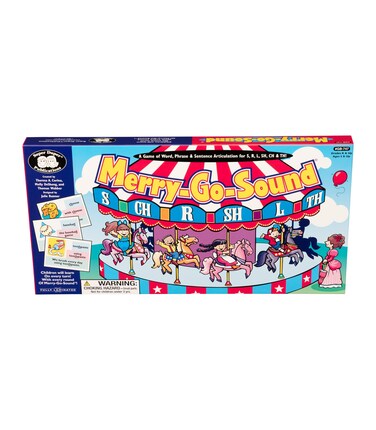 Super Duper Publications  MerryGoSound Word Phrase  Sentence Articulation Board Game  Educational Learning Resource for Children