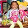 ADORA Playtime Baby Outfit  Pink Monkey Model20603018