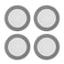 Pfaltzgraff Grayson 16Piece Stoneware Dinnerware Set Service for 4