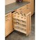 RevAShelf 448SR81 21 Plywood Wooden Spice Rack Organizer Insert for 8 Inch or Wider 448 Series Base Cabinet Pull Out Natural Maple