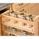RevAShelf 448SR81 21 Plywood Wooden Spice Rack Organizer Insert for 8 Inch or Wider 448 Series Base Cabinet Pull Out Natural Maple