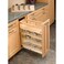 RevAShelf 448SR81 21 Plywood Wooden Spice Rack Organizer Insert for 8 Inch or Wider 448 Series Base Cabinet Pull Out Natural Maple