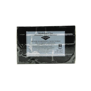 Plastalina Modeling Clay Black 4 12 lb bar