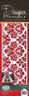 Designer Stencils Damask Cake Stencil Side 45H x 125W