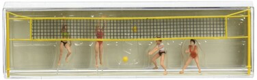 Preiser 10528 Recreation  Sports Beach Volleyball Players Package11 HO Model Figure
