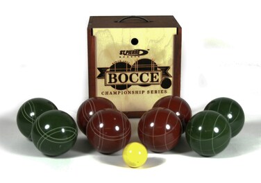 St Pierre Tournament Bocce Set in Wood Box