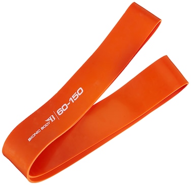Bionic Body Assorted Resistance Loop Bands Fitness Bands for Power Lifting Strength Training Home Gym and Cardio Exercise Orange  60 to 150 lbs Single